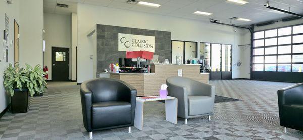 View from the waiting area