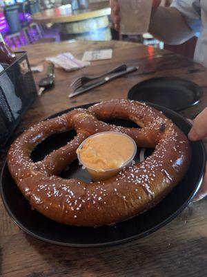 Louie's big pretzel