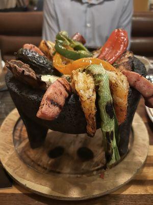 Fajita for two. Muy yummy!