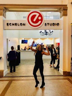 Denise Austin at the Grand Opening.