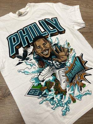 Saquan Philly local artist designed tee