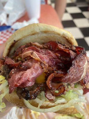 King cheeseburger add pastrami