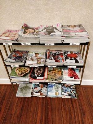 Lots of reading material while you wait