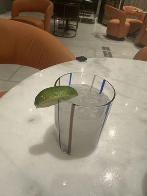 Margarita that I poured in my empty water glass because i wanted more ice lol