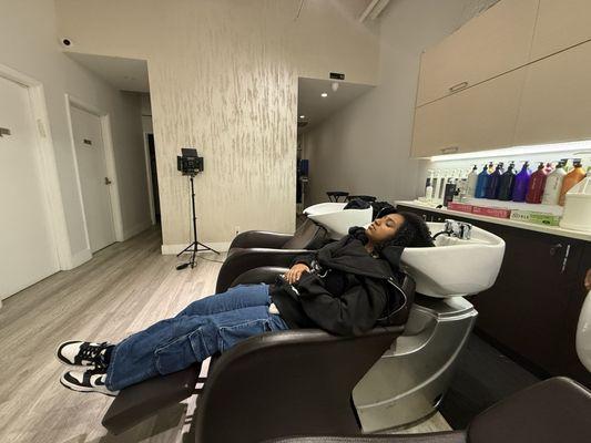 Wash and deep condition