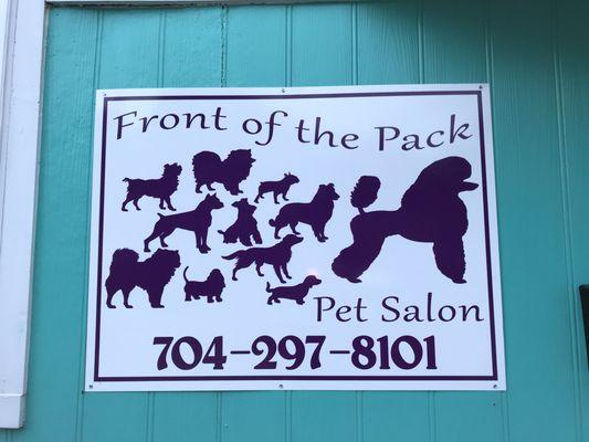 Front of The Pack Pet Salon
