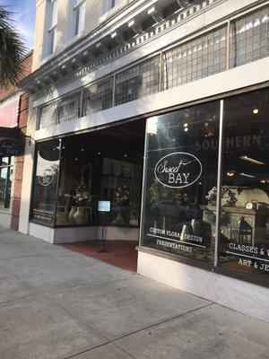 The outside of the Store