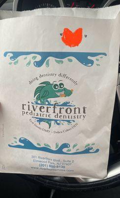 Dental goody bag.