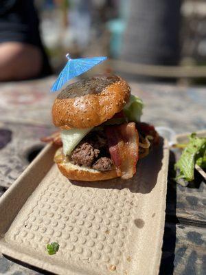 Double burger very tasty