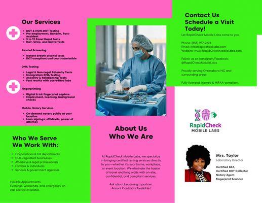 RapidCheck Mobile Labs