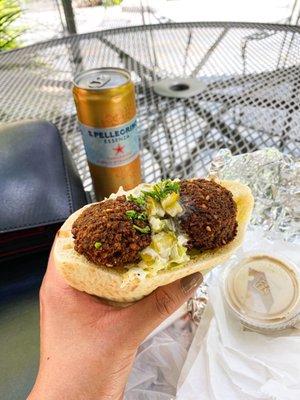 Half Falafel Pita
