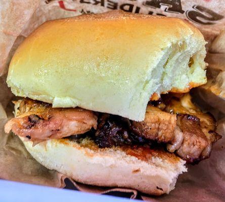 Boomin' Chicken Slider at Savvy Sliders Redford Twp.