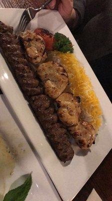 Kabab and malai boti