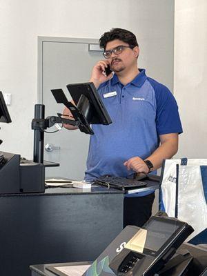And I was next in line and this gentleman called over this lady before me when she's last in line for walk-in and I was first now