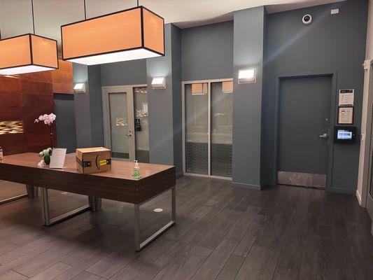 Packages are routinely left outside the package room because it's too onerous/confusing for carriers.