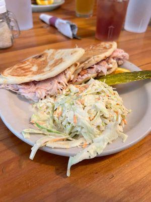Turkey with slaw