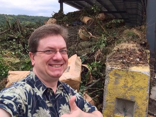 Yard waste drop off. A jeorb well done.