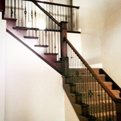 Custom plans and stair case by jade design.