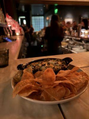 Spinach and artichoke dip