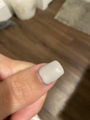 Went in for a fill. This is what I left with. Extremely disappointed and upset