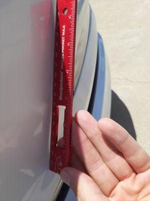 Showing the flat paint with no clear, no reflection.