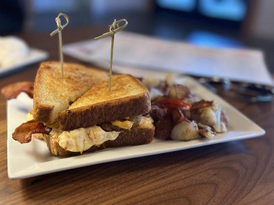 Bacon Lettuce Fried Green Tomatoes sandwich. 11/2023