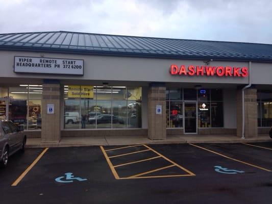 Towards the back of the plaza