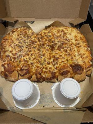 Redo on my cheesy bread as an extra!