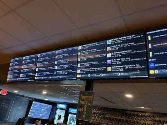 Impressive beers on tap- over 26 locals beers