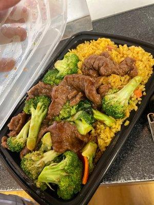 Beef and broccoli's