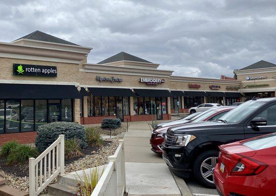 Part of shopping center