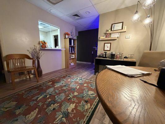 Office and waiting area