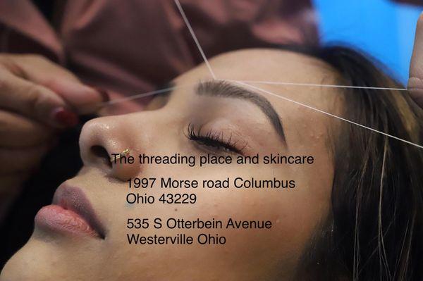 We do threading, waxing , tinting and many more