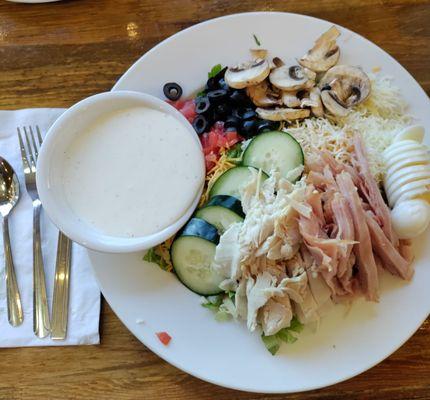 Chef Salad $13.99 (with Ranch on the side) - it's HUGE!