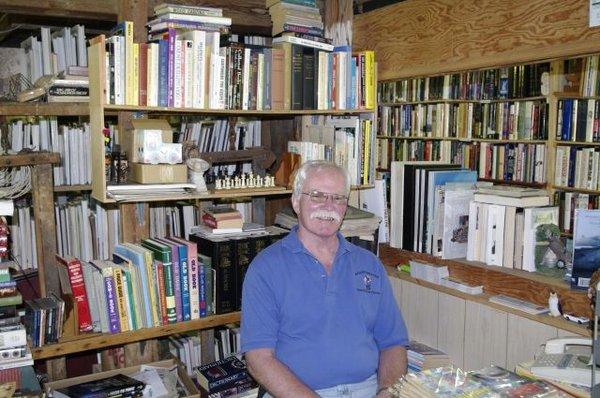 Me, Dale Bulmer, in my store, Zoar Books & Gallery