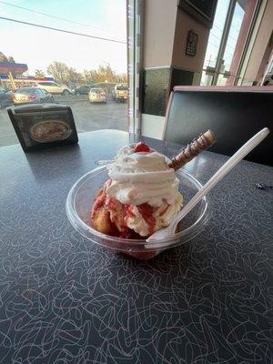 Strawberry Shortcake Sundae