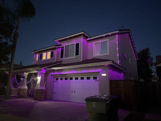 Permanent lighting setup