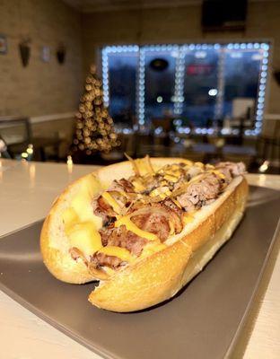 Smothered roast beef