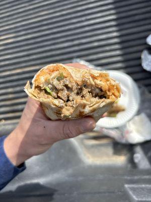 Carne asada burrito