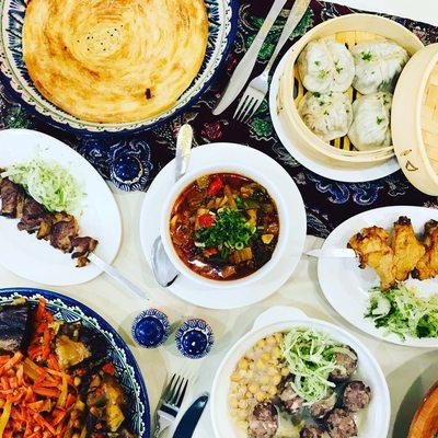 Delicious Tajik and Uzbek Halal cuisine