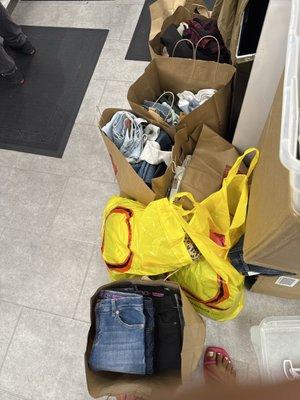 Items purchased from the store! They had amazing deals definitely would recommend