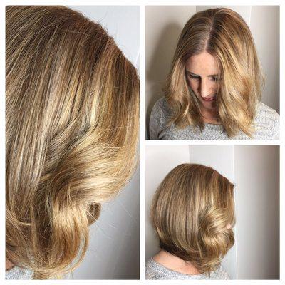 Jill's beautiful color and cut #maxinedaluzhairstylist