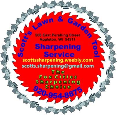 Scott's Lawn & Garden Tool Sharpening Service