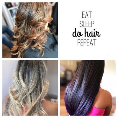 From Copper color, blonde to purple...