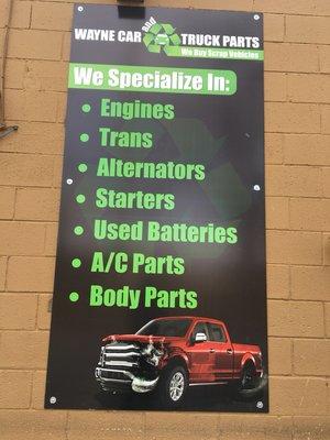 Wayne Car and Truck Parts