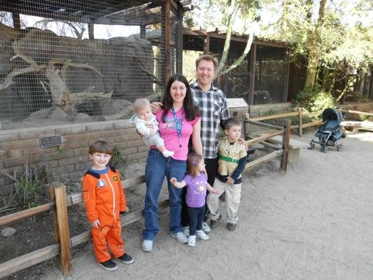 my family and I at the living desert palm desert ca
