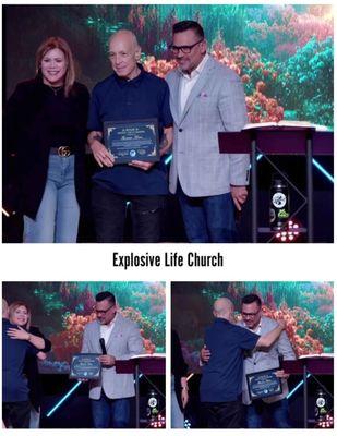 In Honor of Service and Leadership at Explosive Life Church.