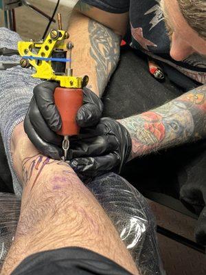 Rock Of Ages Custom Tattoos