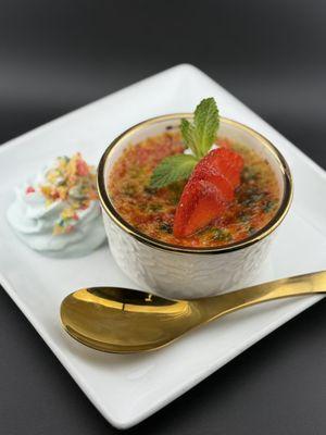 cereal milk creme brulee