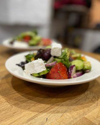 Heirloom tomato Greek Salad
